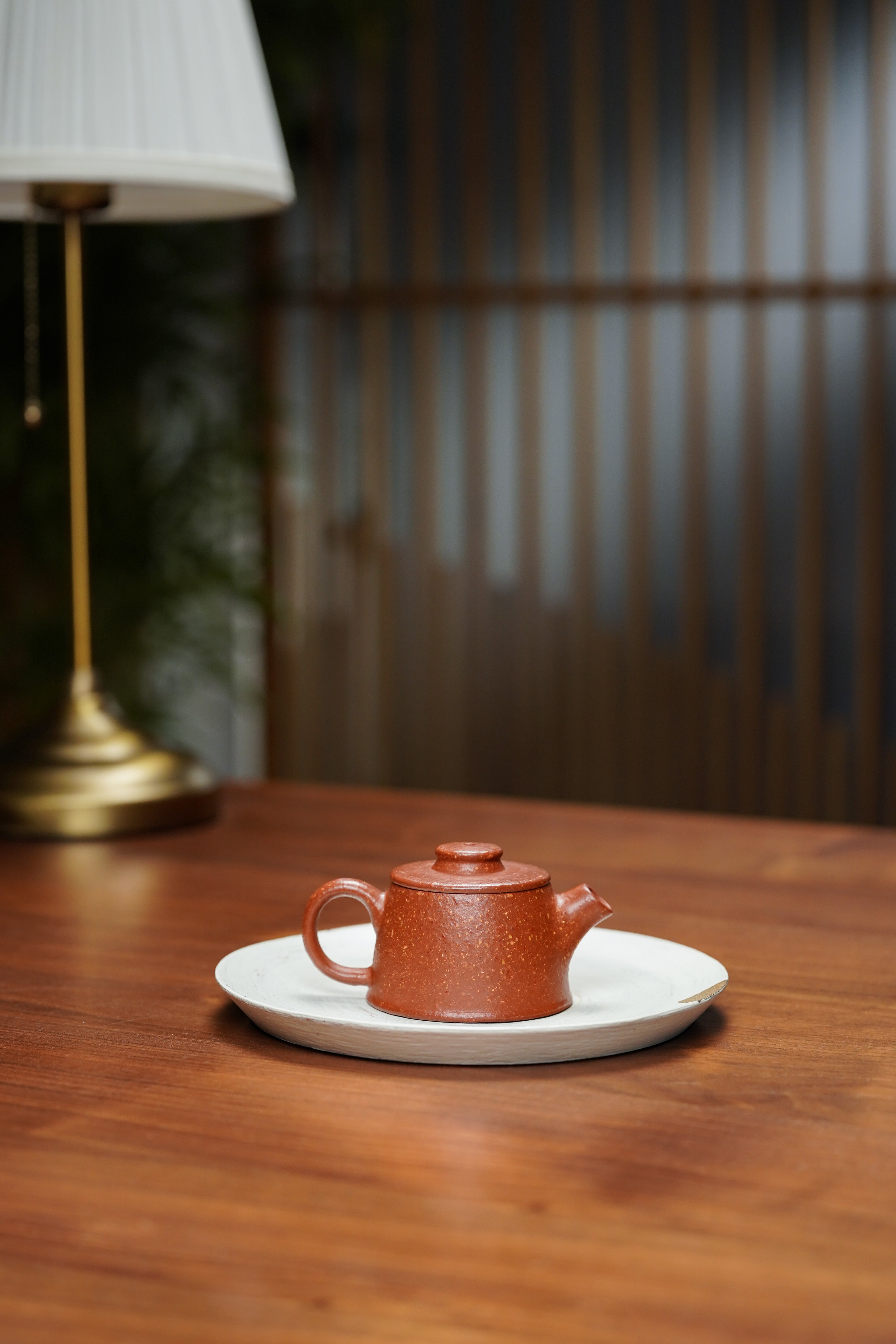 范泽锋嫡传·省大师邱爽紫砂潜力重器【汉瓦壶】原矿极品降坡泥·100cc（小品）