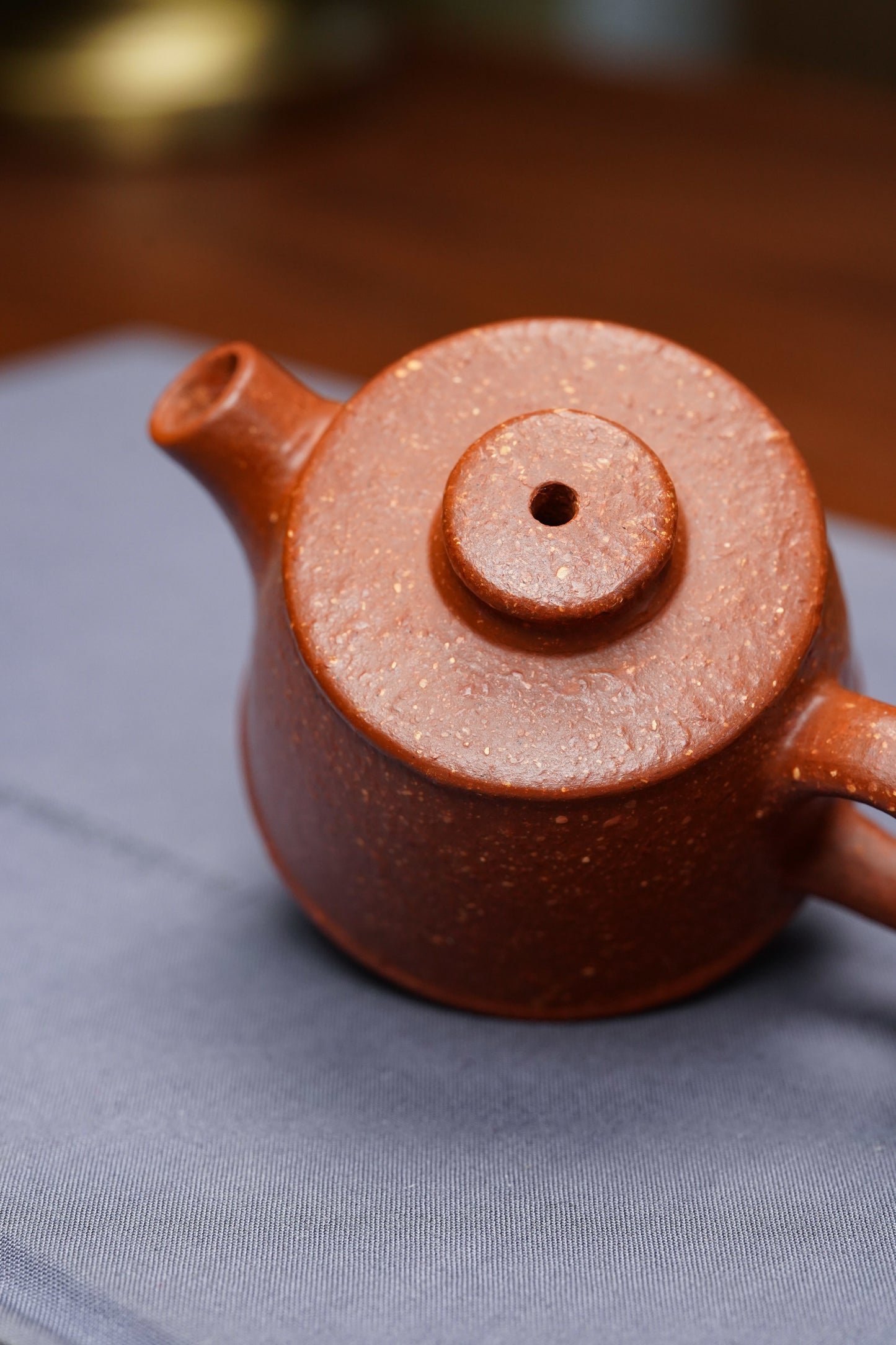 范泽锋嫡传·省大师邱爽紫砂潜力重器【汉瓦壶】原矿极品降坡泥·100cc（小品）