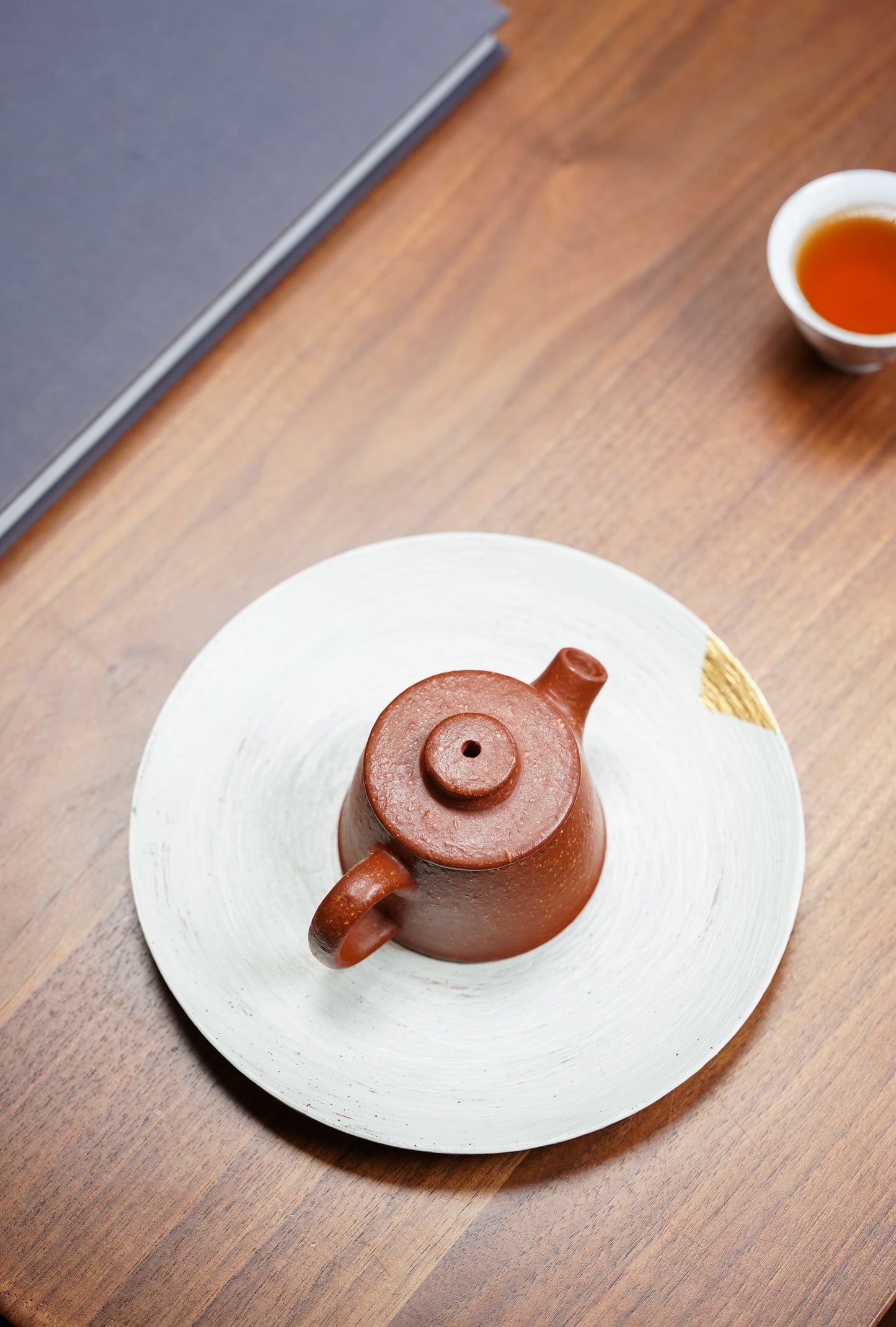 范泽锋嫡传·省大师邱爽紫砂潜力重器【汉瓦壶】原矿极品降坡泥·100cc（小品）