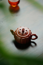 范泽锋嫡传·省大师邱爽紫砂潜力重器【莲子壶】原矿极品大红袍·小180cc •大280cc
