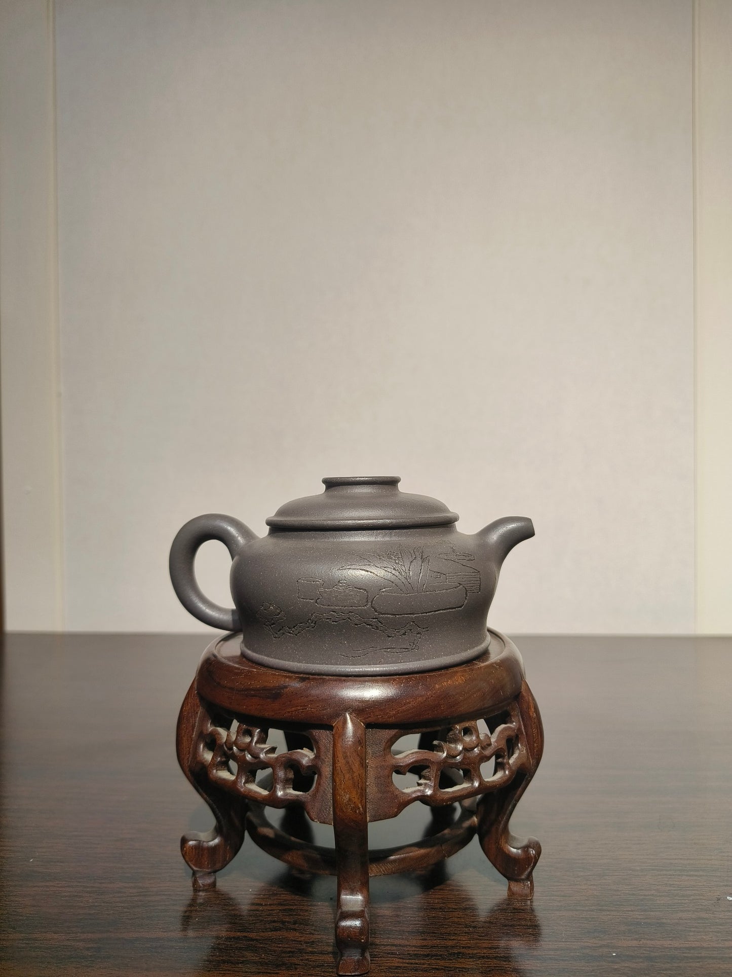 储立之大师｜中国陶瓷艺术终身成就奖获得者｜典藏重器【融晨壶】家藏大水潭天青泥·300cc