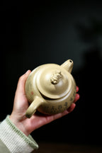 珍藏送礼级紫砂重器｜高级工艺美术师·许时娟 亲制【牧牛壶】原矿白玉段 300cc