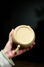 珍藏送礼级紫砂重器｜高级工艺美术师·许时娟 亲制【牧牛壶】原矿白玉段 300cc