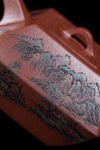 江山入壶·彩刻之巅🇨🇳李峰大师恭王府馆藏臻品《合斗壶》原矿优质底槽清·300cc