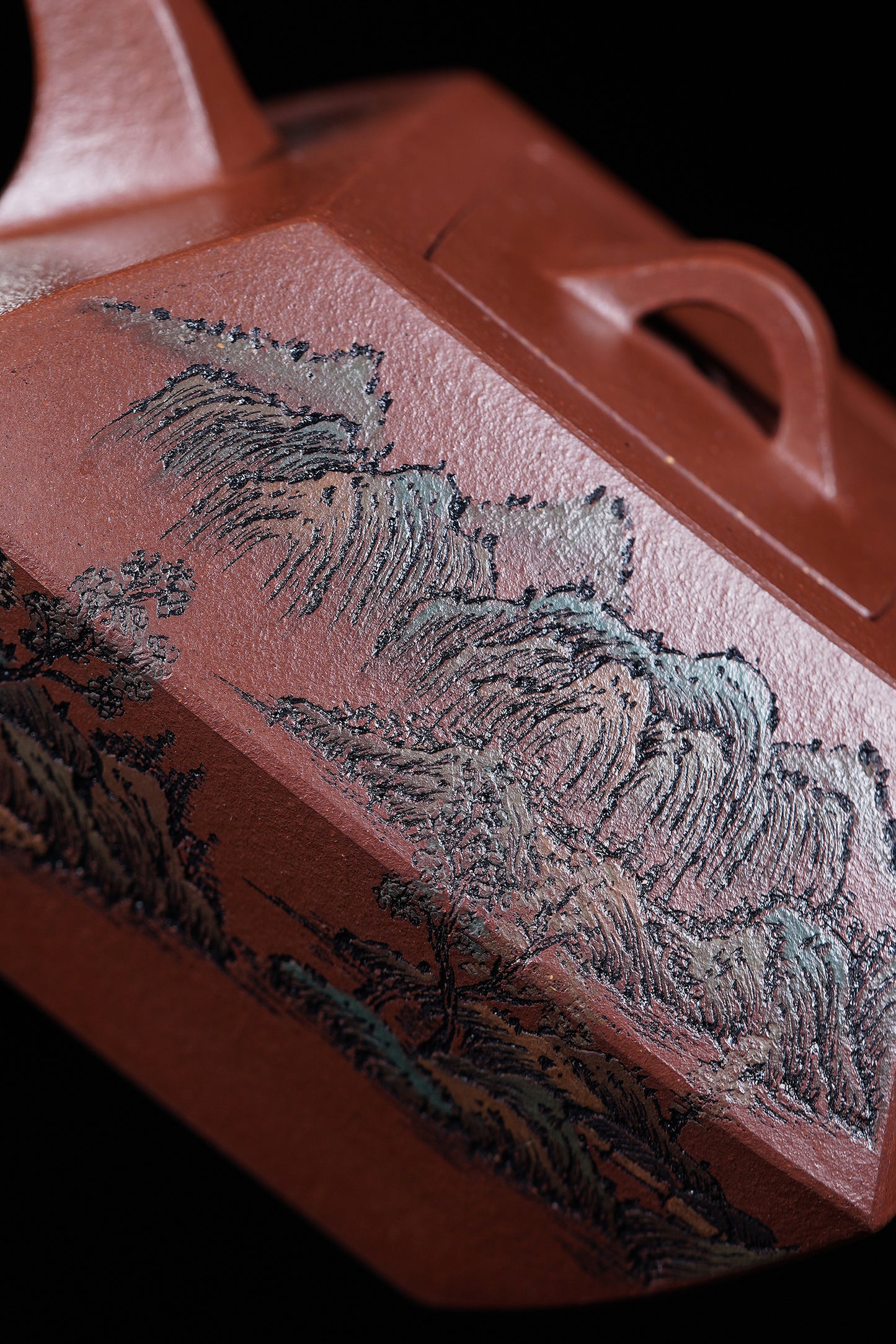 江山入壶·彩刻之巅🇨🇳李峰大师恭王府馆藏臻品《合斗壶》原矿优质底槽清·300cc