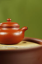 范泽锋嫡传·省大师邱爽紫砂潜力重器【小仿古壶】原矿优质粗砂朱泥·70cc