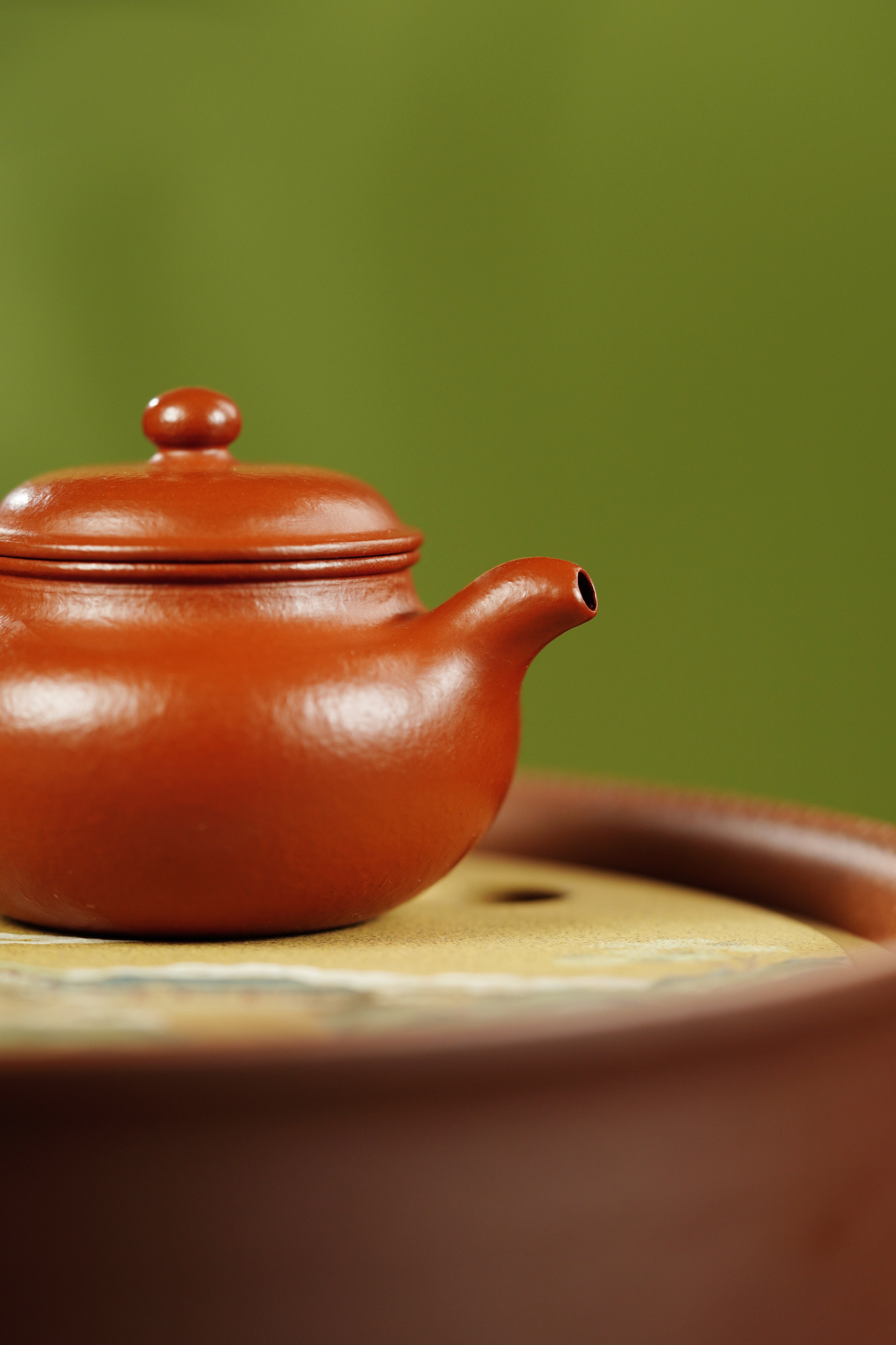 范泽锋嫡传·省大师邱爽紫砂潜力重器【小仿古壶】原矿优质粗砂朱泥·70cc