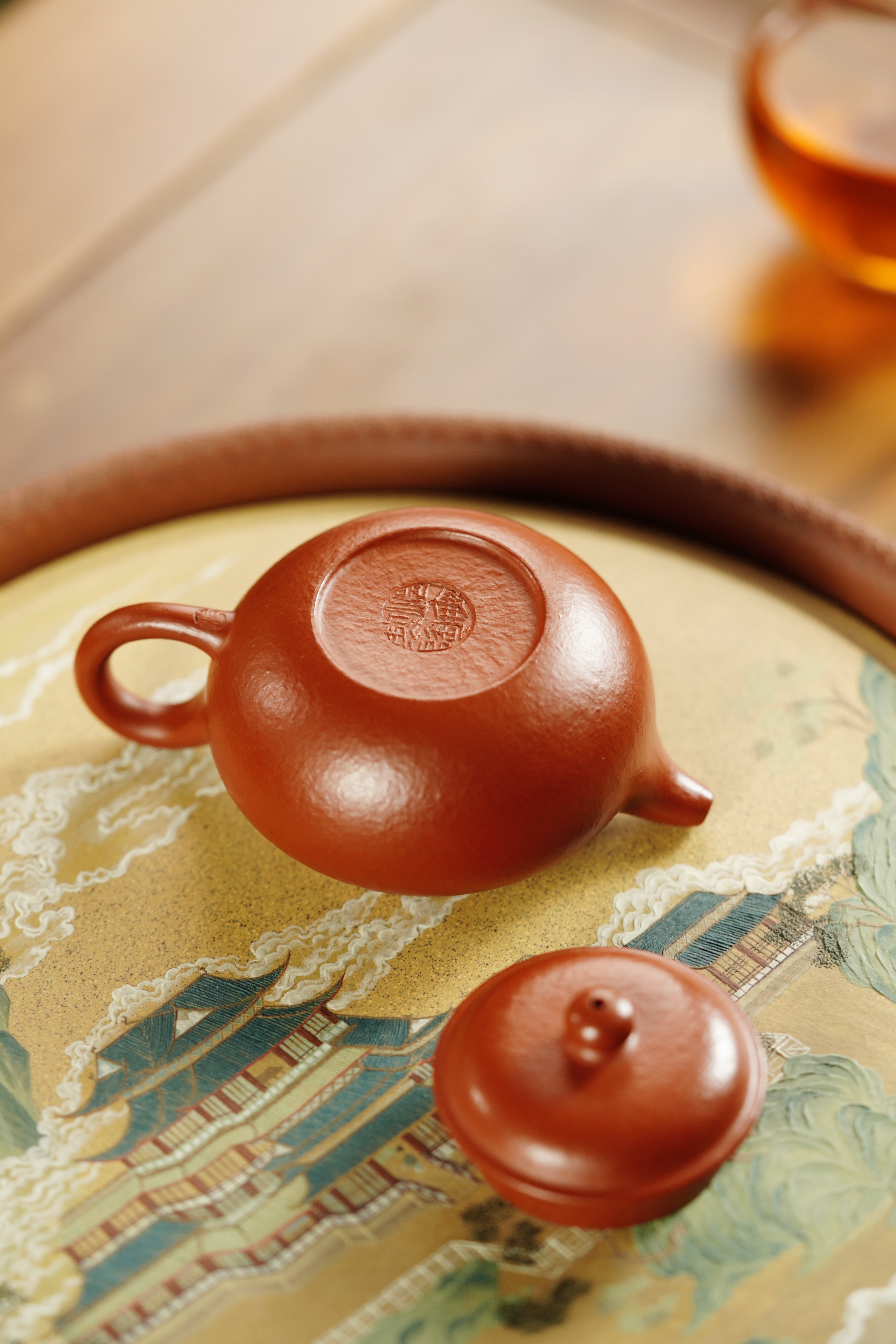 范泽锋嫡传·省大师邱爽紫砂潜力重器【小仿古壶】原矿优质粗砂朱泥·70cc