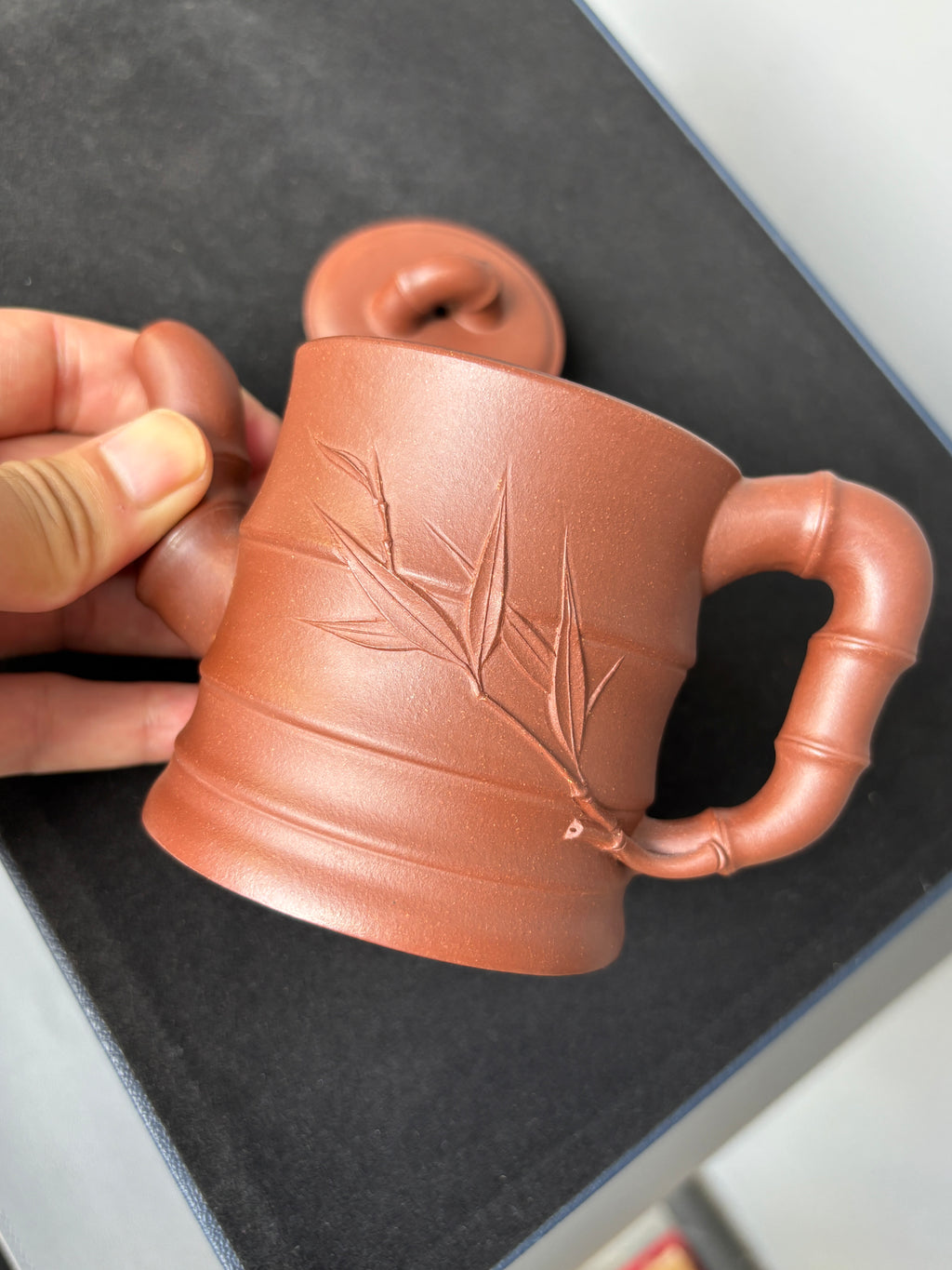 范泽锋嫡传·省大师邱爽紫砂潜力重器【节节高升壶】原矿极品底槽清·230cc
