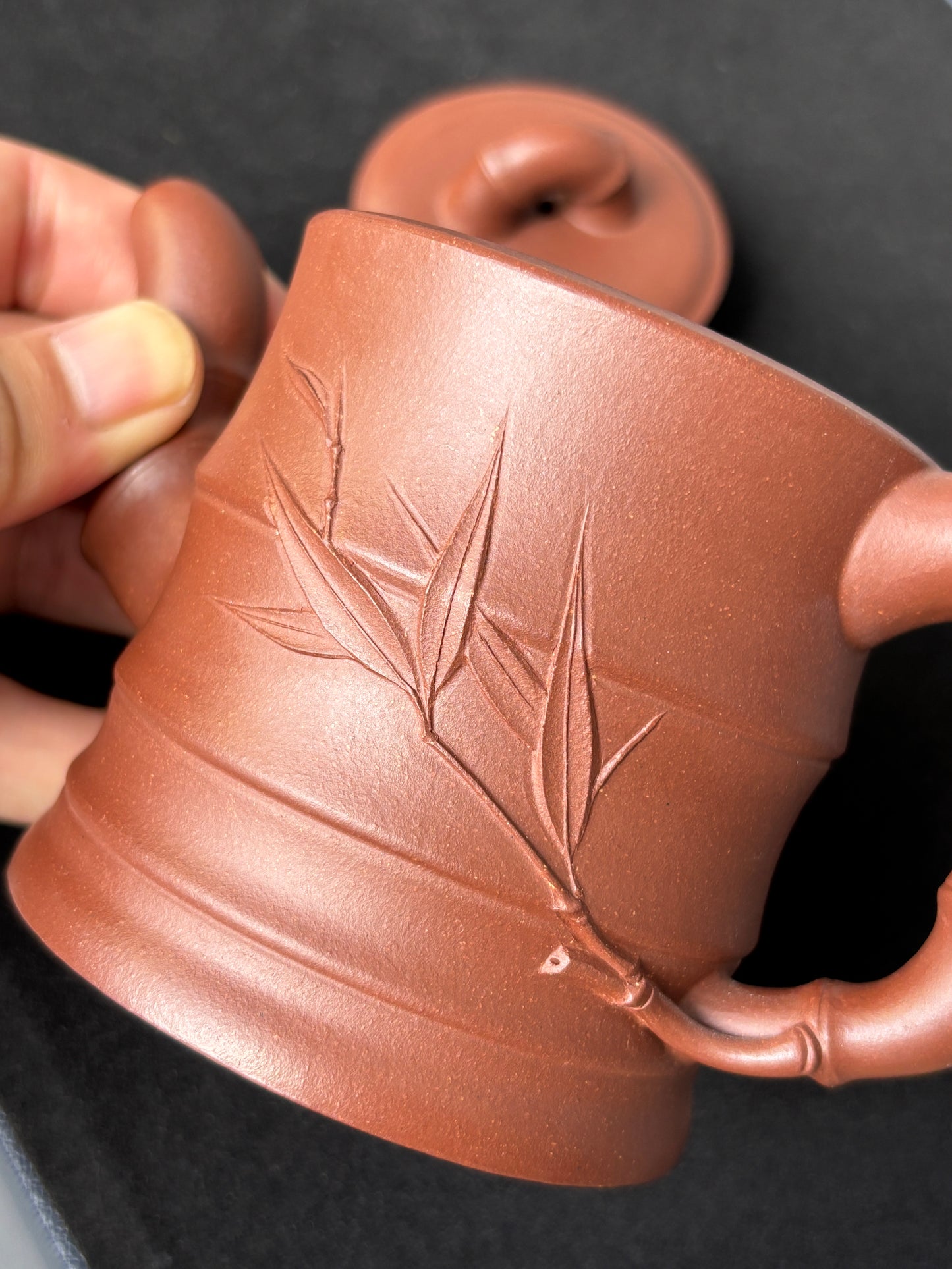 范泽锋嫡传·省大师邱爽紫砂潜力重器【节节高升壶】原矿极品底槽清·230cc