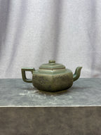 程辉大师 紫砂界功勋级领军人物·典藏臻品《六方雪华壶》原矿极品景舟绿泥·350cc