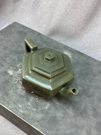 程辉大师 紫砂界功勋级领军人物·典藏臻品《六方雪华壶》原矿极品景舟绿泥·350cc