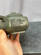 程辉大师 紫砂界功勋级领军人物·典藏臻品《六方雪华壶》原矿极品景舟绿泥·350cc