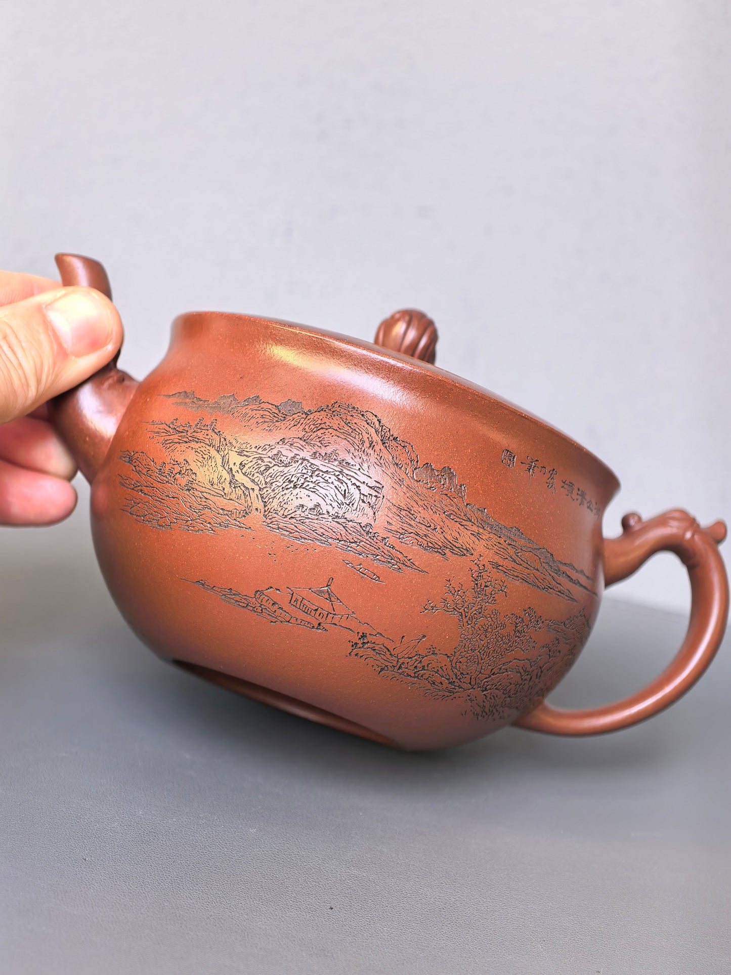 宏林山水·礼藏天下｜陈宏林大师传世巅峰臻品【苍龙观山壶】原矿极品底槽清·480cc