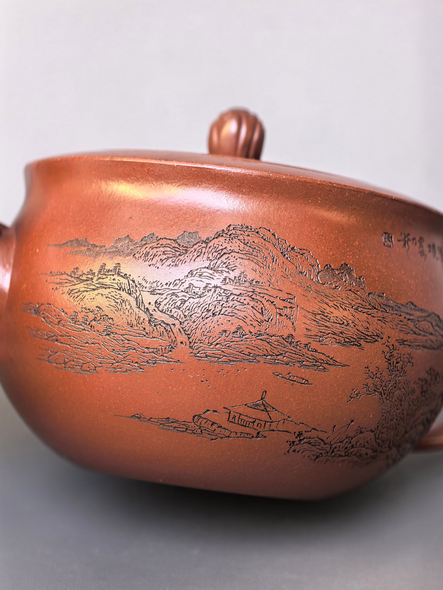 宏林山水·礼藏天下｜陈宏林大师传世巅峰臻品【苍龙观山壶】原矿极品底槽清·480cc