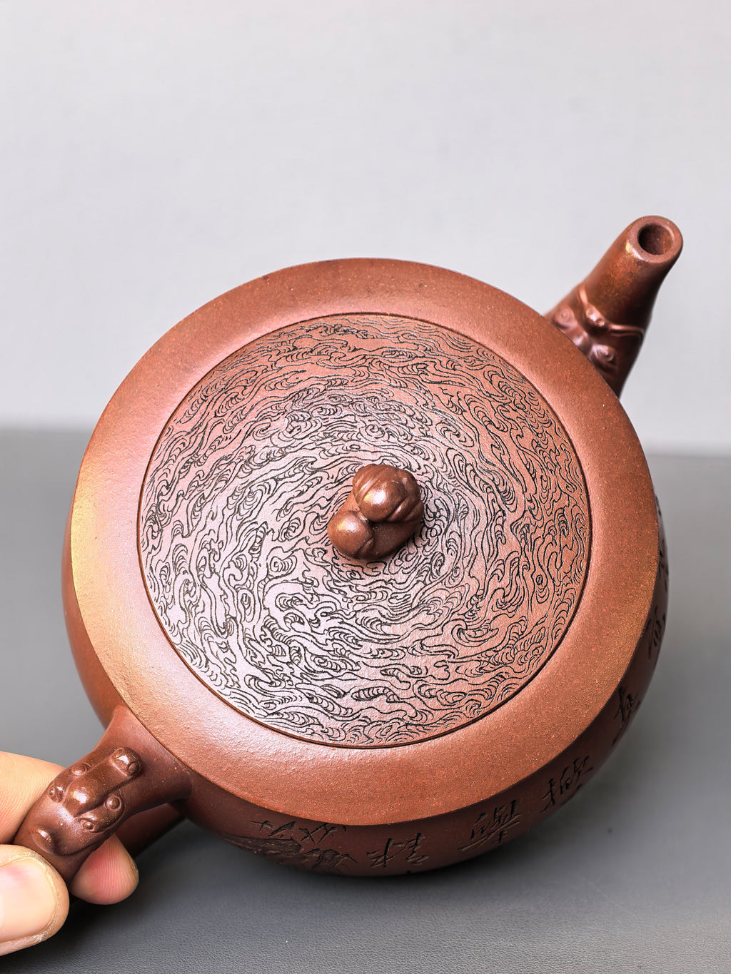 宏林山水·礼藏天下｜陈宏林大师传世巅峰臻品【苍龙观山壶】原矿极品底槽清·480cc