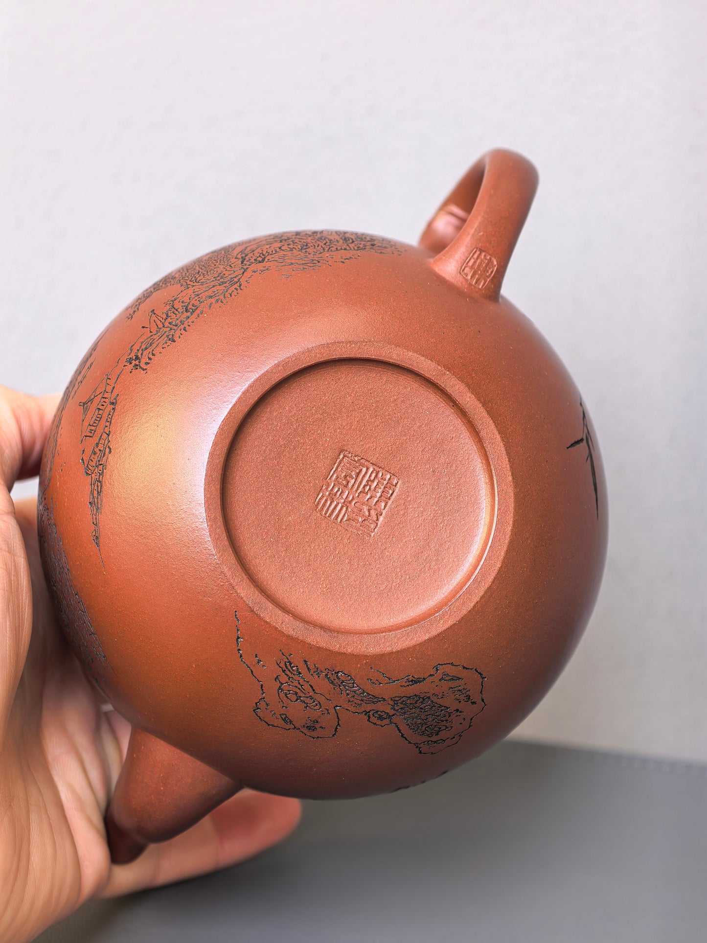 宏林山水·礼藏天下｜陈宏林大师传世巅峰臻品【苍龙观山壶】原矿极品底槽清·480cc