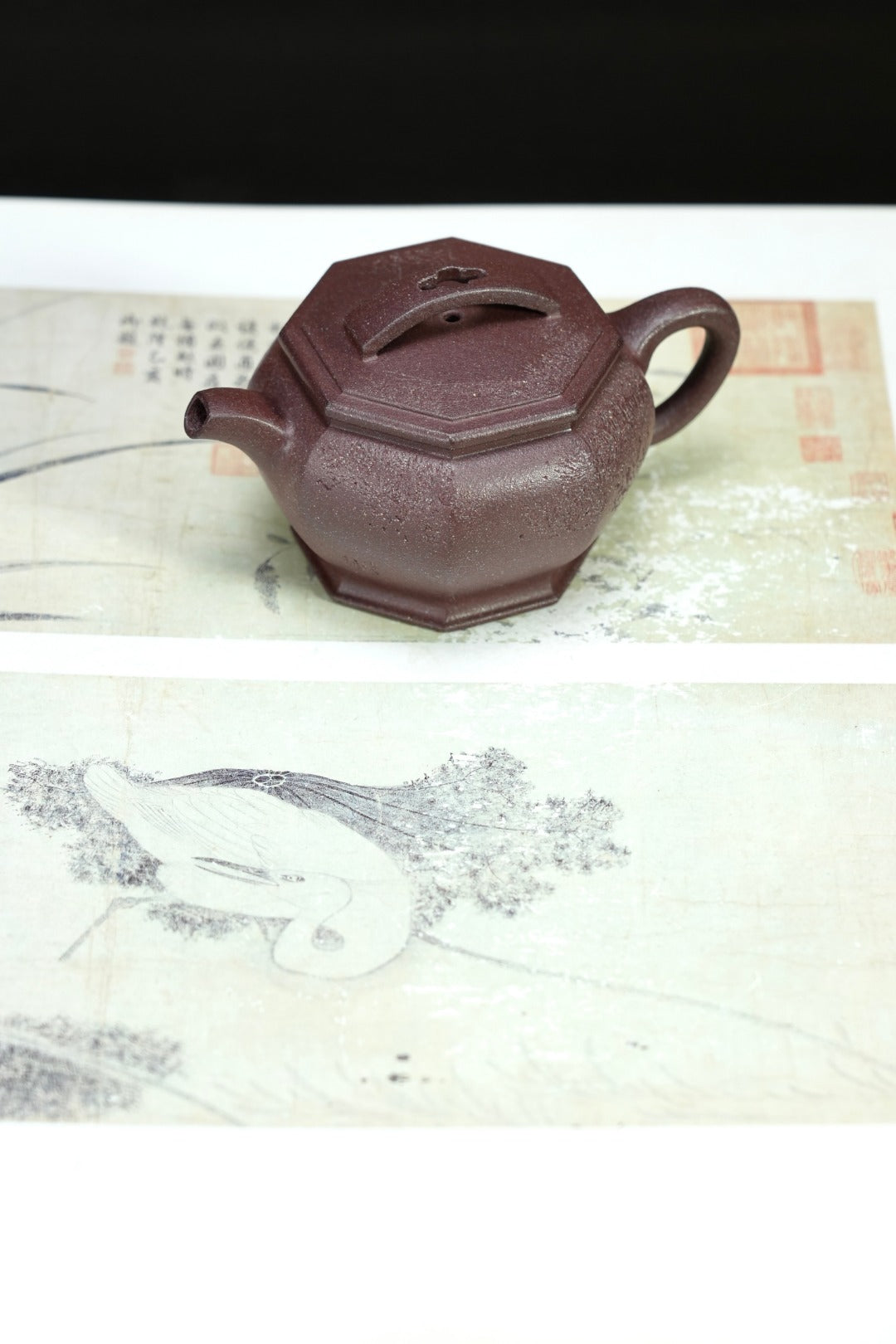 【耿浩方器 礼藏当代】紫砂界80后方器巨匠扛鼎之作《八方汉瓦壶》原矿极品桂花金砂·200cc(诗年刻绘)