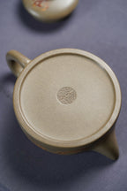 范泽锋大师高徒·省大师邱爽紫砂潜力重器【天际壶】雨花石 原矿极品蟹壳青·190cc