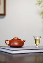 郑求标大师｜双心经至尊藏品《景舟石瓢壶》原矿极品粗砂朱泥·230cc