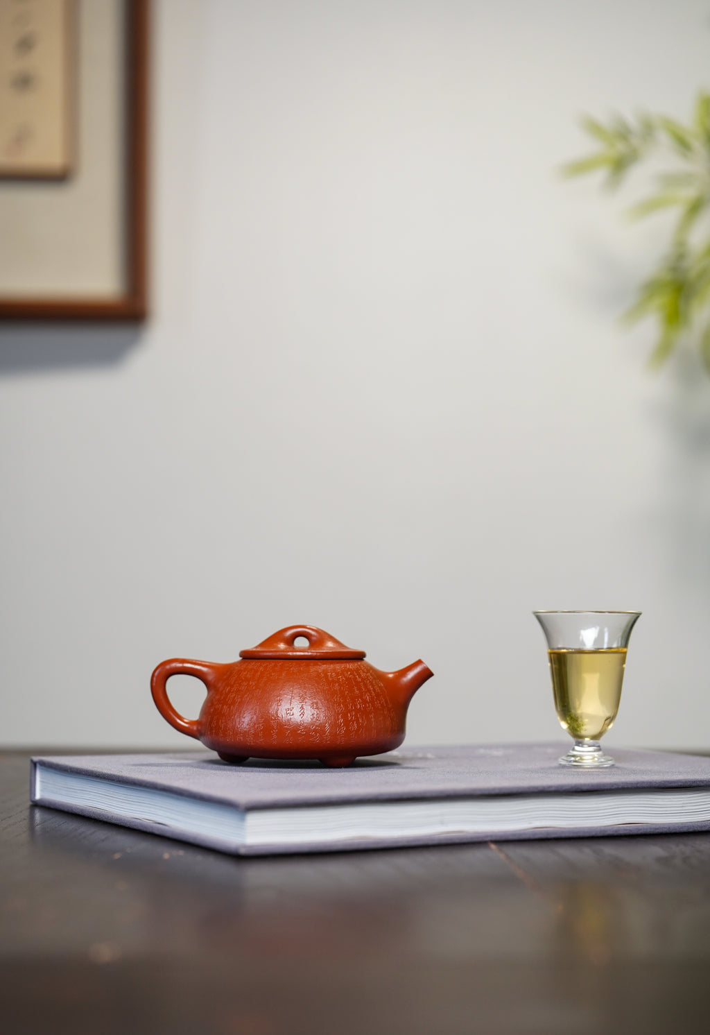 郑求标大师｜双心经至尊藏品《景舟石瓢壶》原矿极品粗砂朱泥·230cc