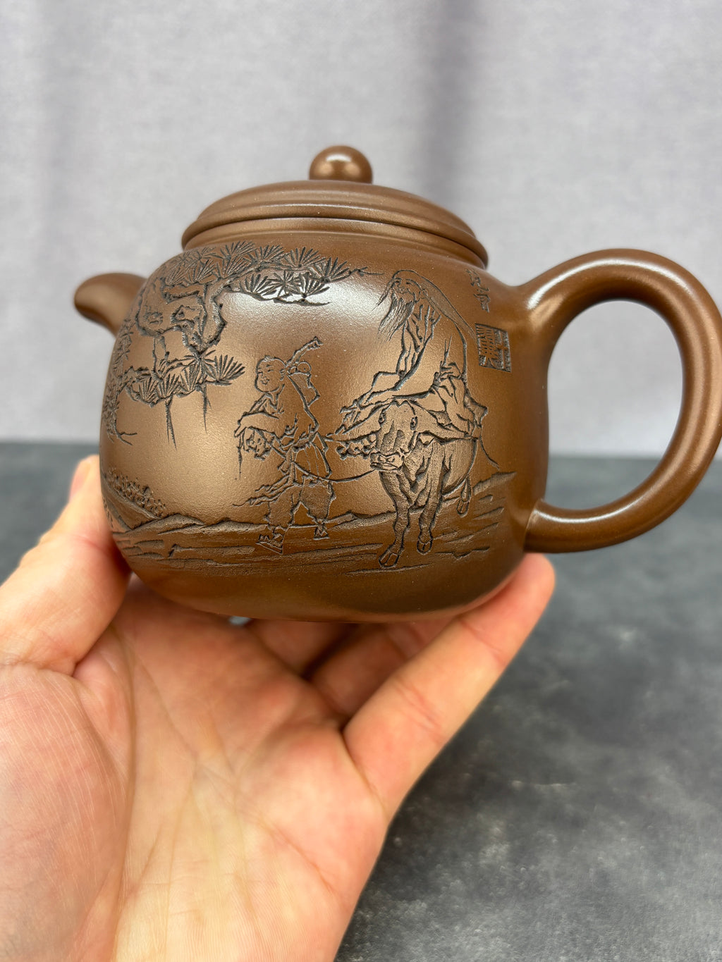 程辉大师 紫砂界功勋级领军人物·典藏臻品《匏尊壶》原矿极品国标紫泥 300cc