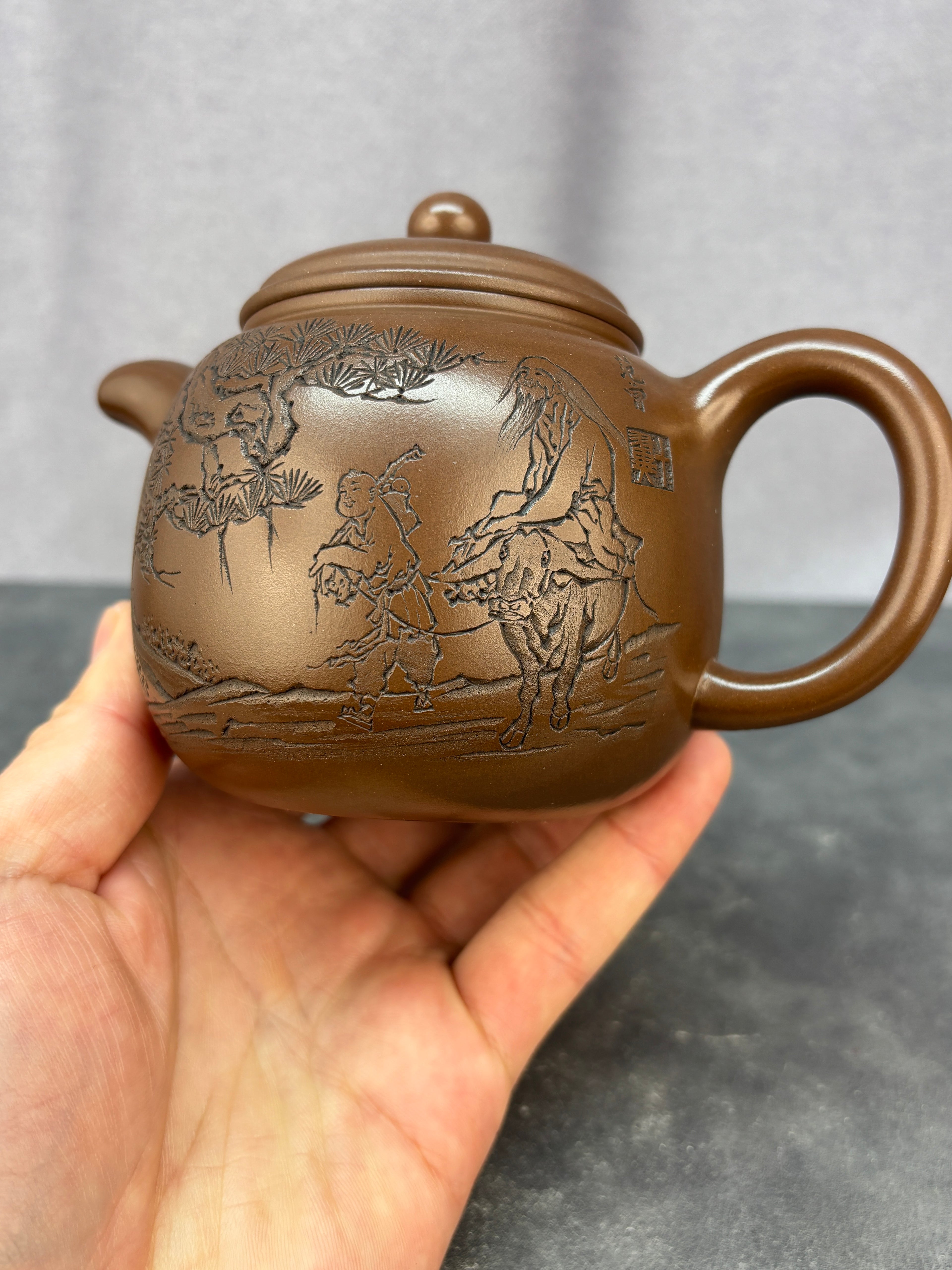 程辉大师 紫砂界功勋级领军人物·典藏臻品《匏尊壶》原矿极品国标紫泥 300cc