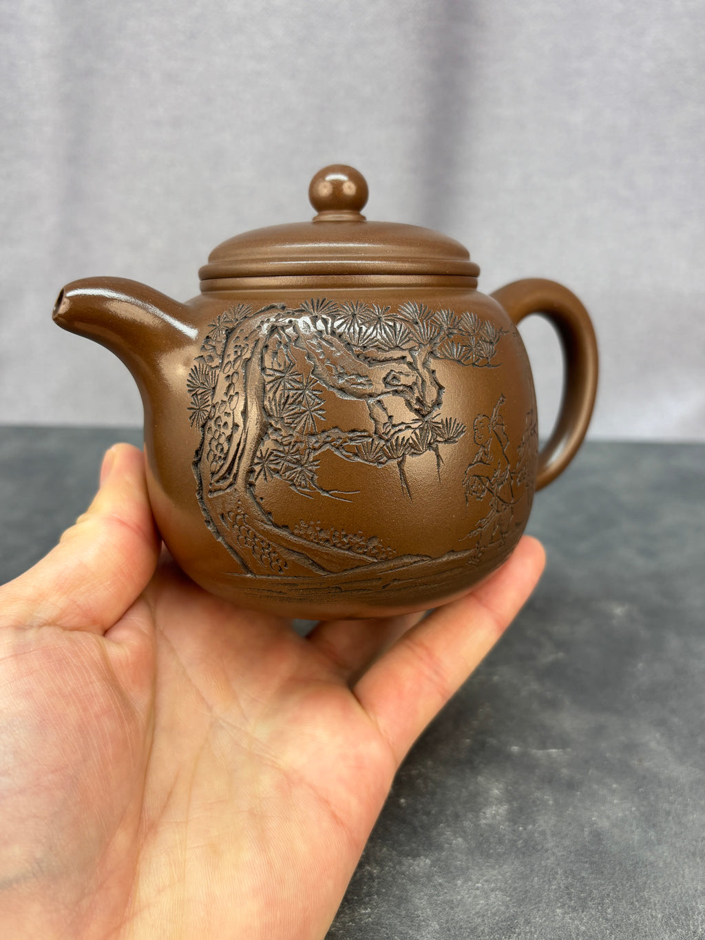 程辉大师 紫砂界功勋级领军人物·典藏臻品《匏尊壶》原矿极品国标紫泥 300cc