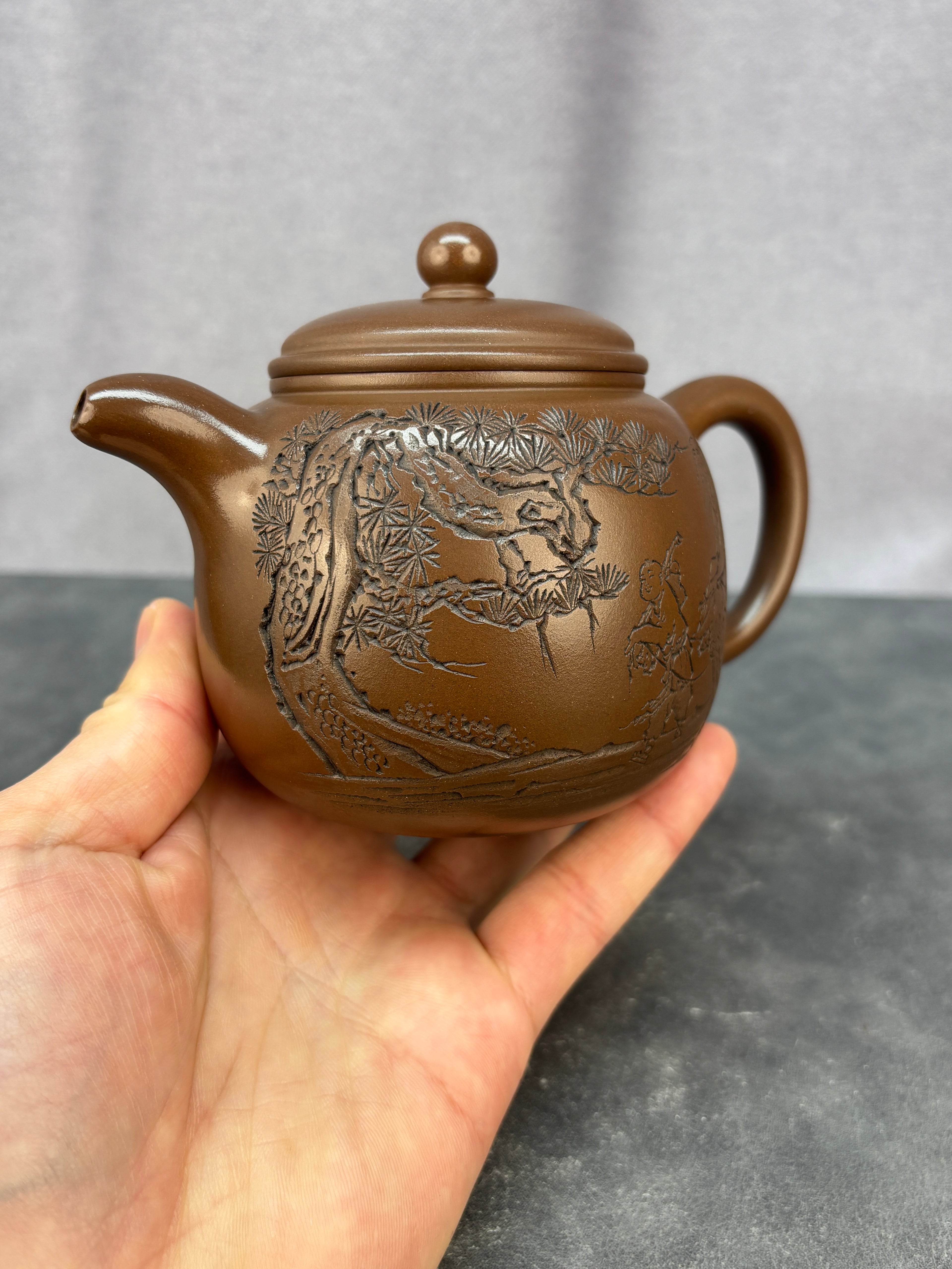 程辉大师 紫砂界功勋级领军人物·典藏臻品《匏尊壶》原矿极品国标紫泥 300cc