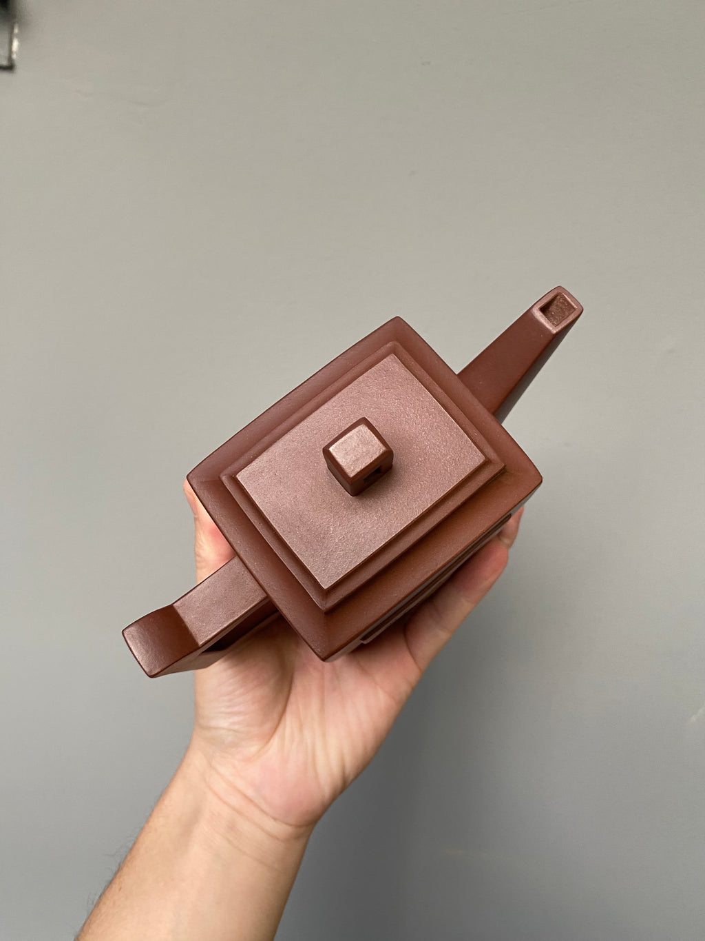 范泽锋嫡传·省大师邱爽紫砂潜力重器【高山流水壶】原矿极品紫泥·500cc