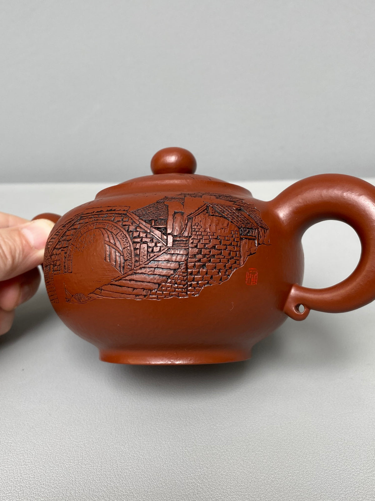 高工佳作《道洪莲子》收藏级精品重器 原矿极品大红袍·320cc - ZishaTeapotChina