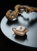 储立之大师｜中国陶瓷艺术终身成就奖获得者｜典藏重器【四方明炉壶】极品天成云砂 220cc