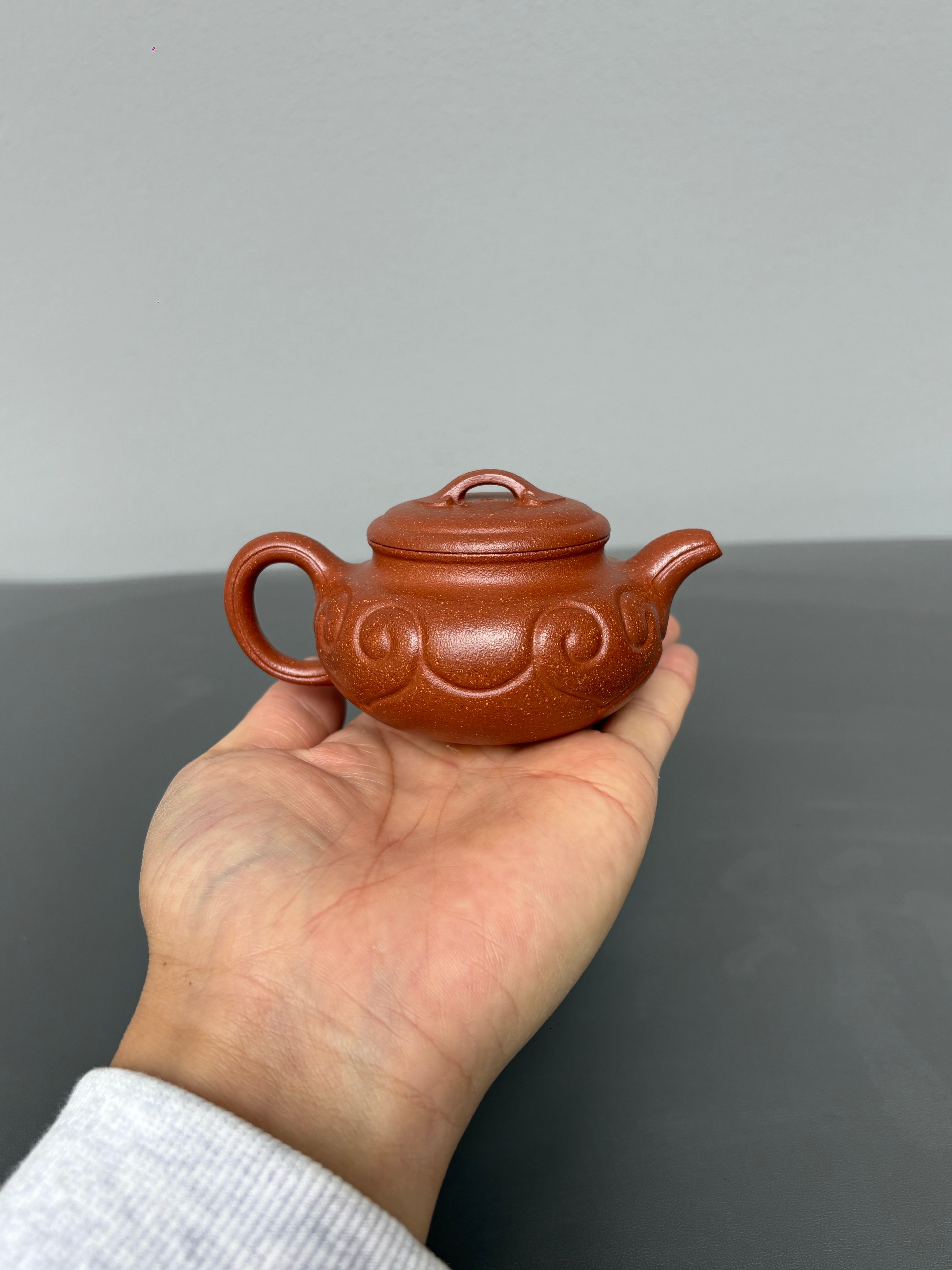 新品🆕仿古如意壶｜实用小品茶器 原矿极品降坡泥·120cc 著名紫砂艺人 路遥 精制