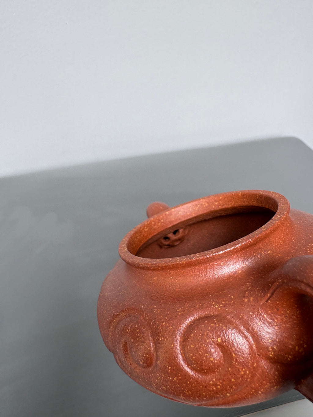 新品🆕仿古如意壶｜实用小品茶器 原矿极品降坡泥·120cc 著名紫砂艺人 路遥 精制