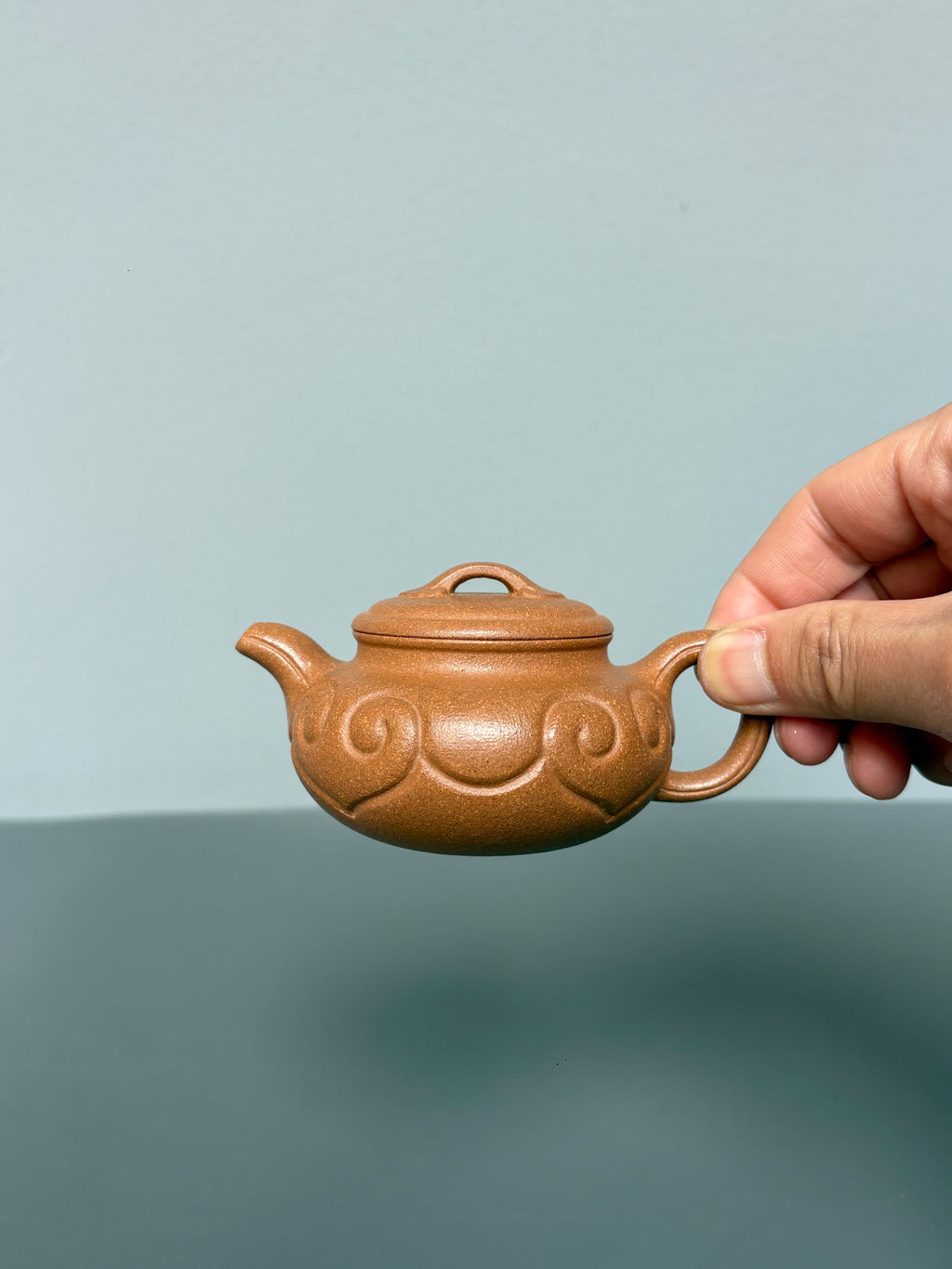 新品🆕仿古如意壶｜实用小品茶器  原矿优质老段泥·120cc 著名紫砂艺人 路遥 精制
