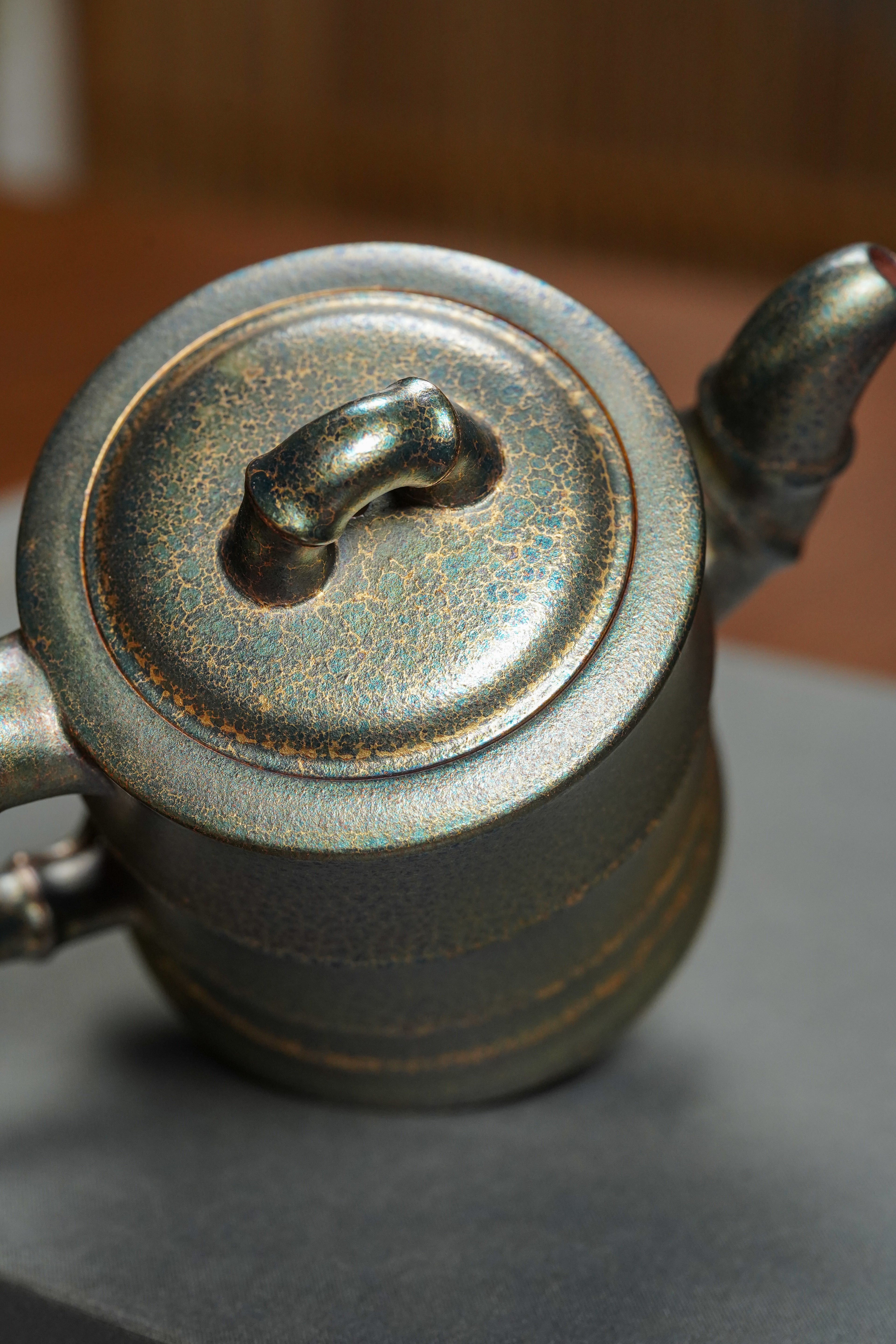 范泽锋大师高徒·省大师邱爽紫砂潜力重器【节节高升壶】原矿优质底槽清·230cc