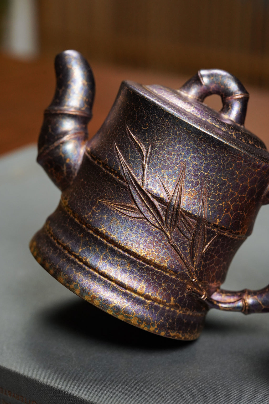 范泽锋大师高徒·省大师邱爽紫砂潜力重器【节节高升壶】原矿优质底槽清·230cc