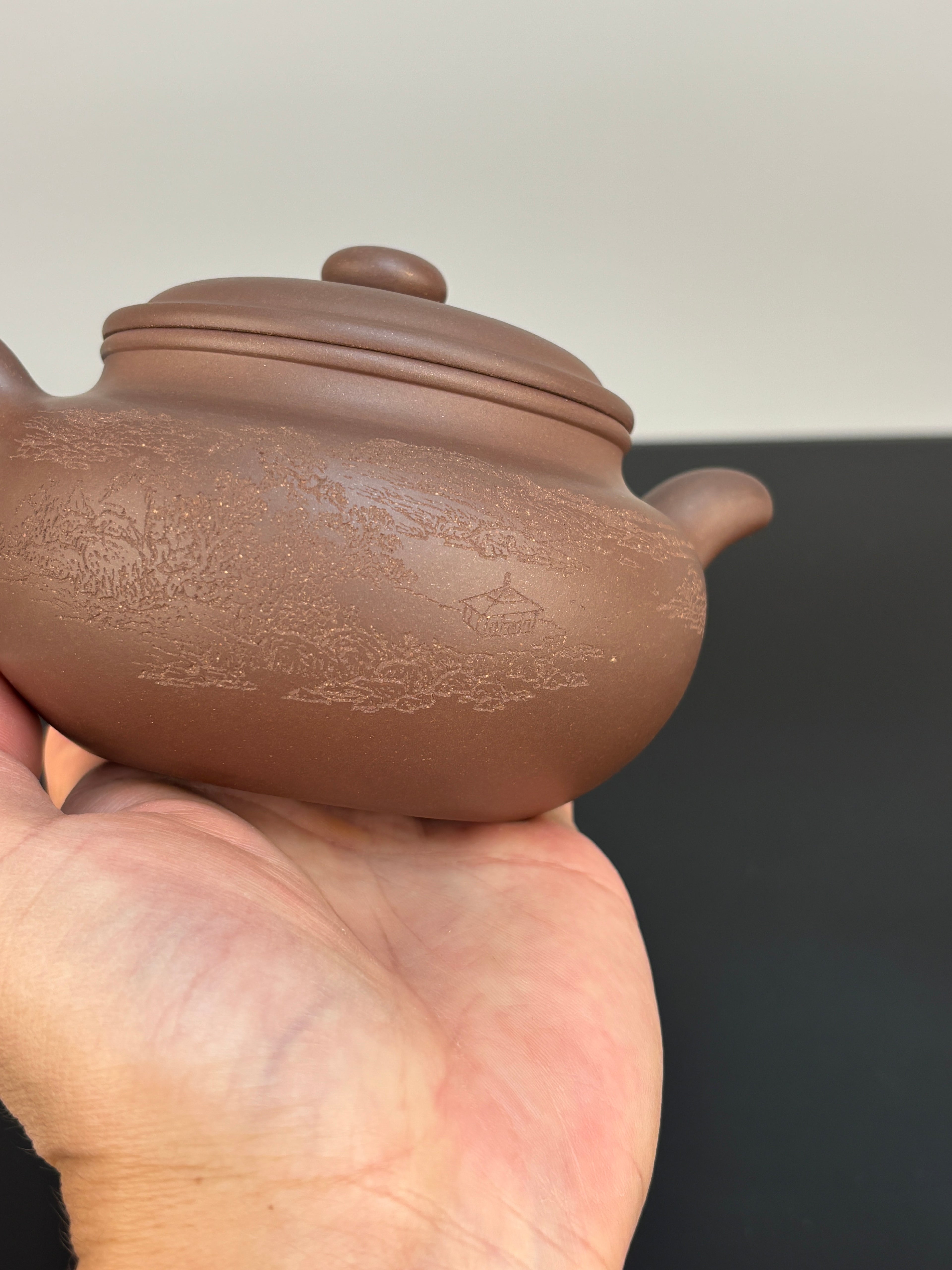 宏林山水·礼藏天下｜陈宏林大师传世巅峰臻品【仿古壶】原矿极品段泥·430cc