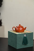 『旭帽』 极品皱皮朱泥·容量130cc·9孔出水·王老师（国家级工艺美术师）