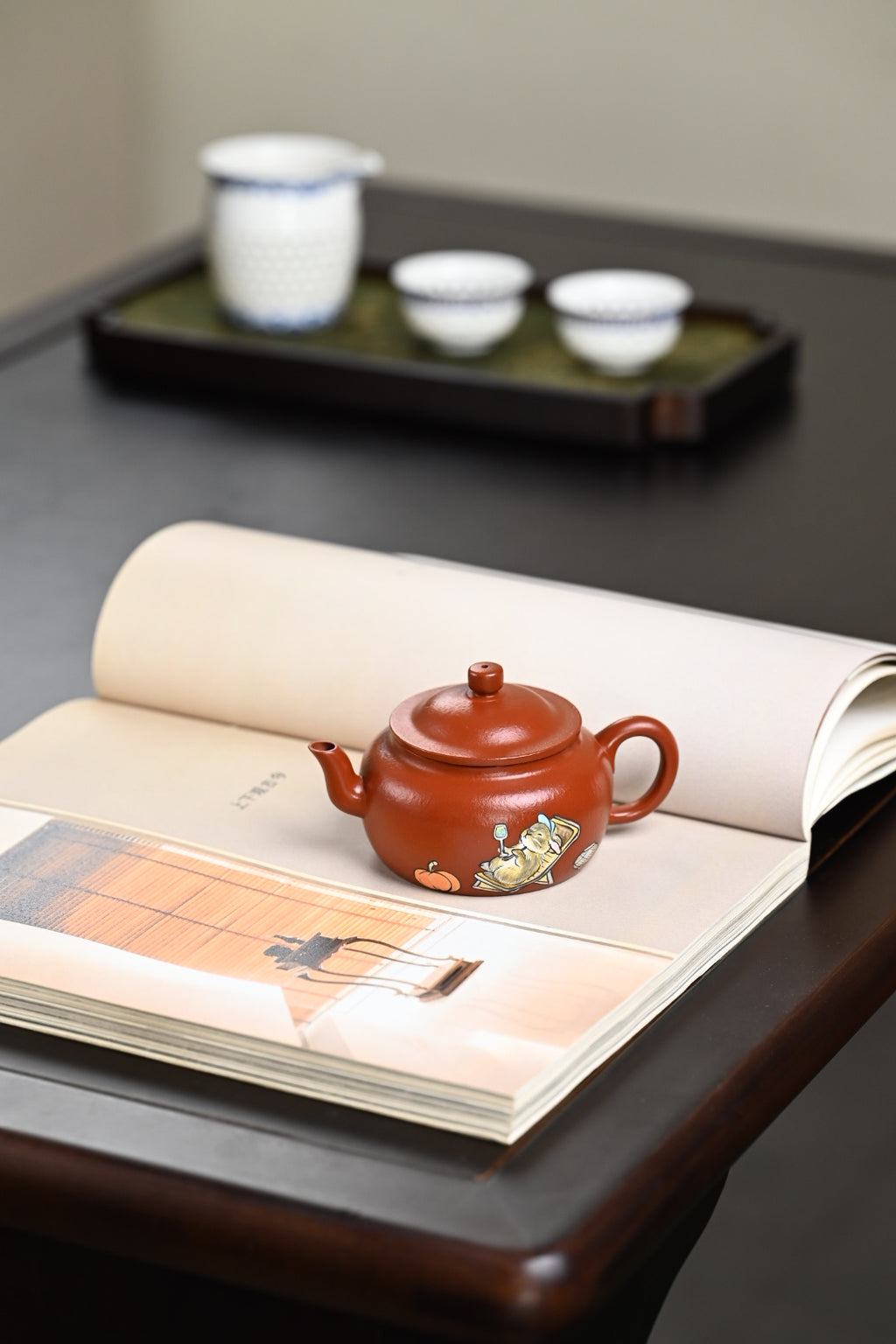 『旭帽』 极品皱皮朱泥·容量130cc·9孔出水·王老师（国家级工艺美术师）