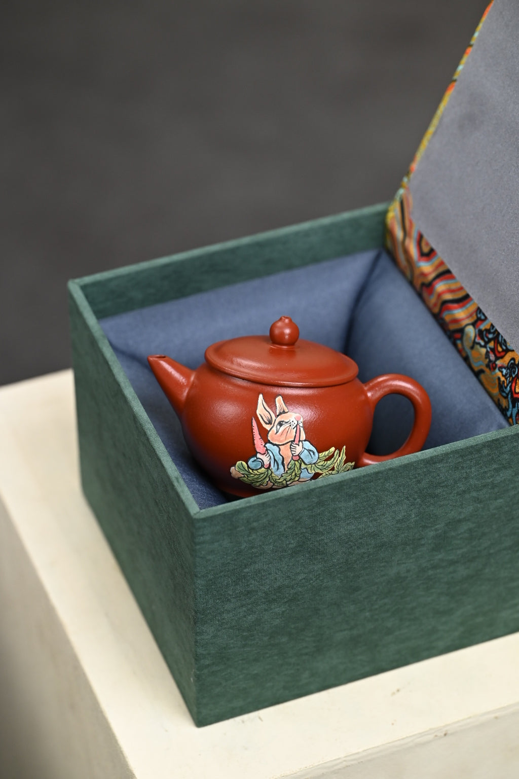 『明炉』 极品皱皮朱泥·容量150cc·9孔出水·王老师（国家级工艺美术师）