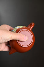 『明炉』 极品皱皮朱泥·容量150cc·9孔出水·王老师（国家级工艺美术师）