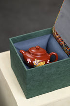 『仿古』 极品皱皮朱泥·容量130cc·9孔出水·王老师（国家级工艺美术师）