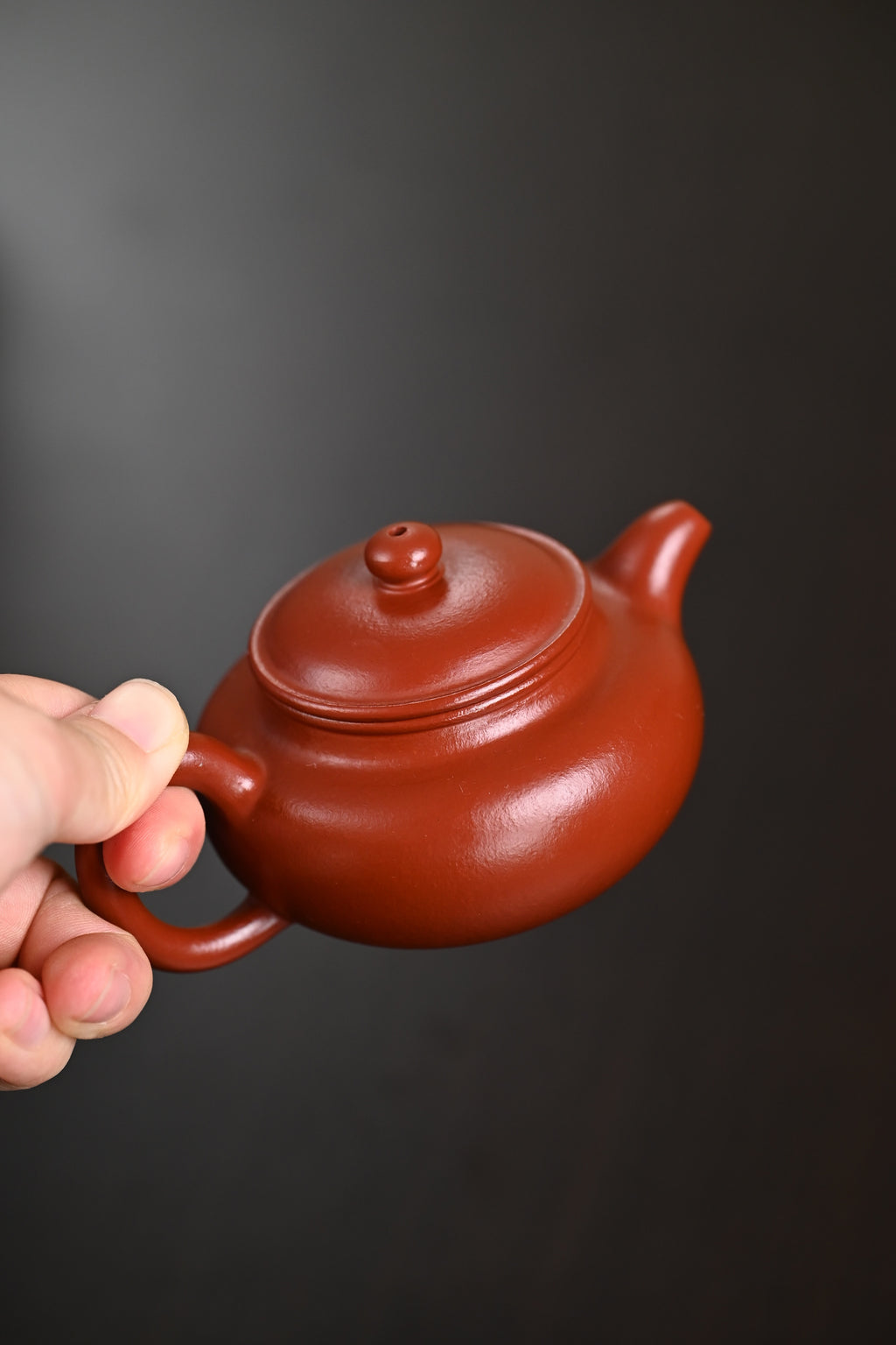 『仿古』 极品皱皮朱泥·容量130cc·9孔出水·王老师（国家级工艺美术师）
