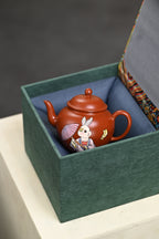 『宫灯』 极品皱皮朱泥·容量150cc·9孔出水·王老师（国家级工艺美术师）