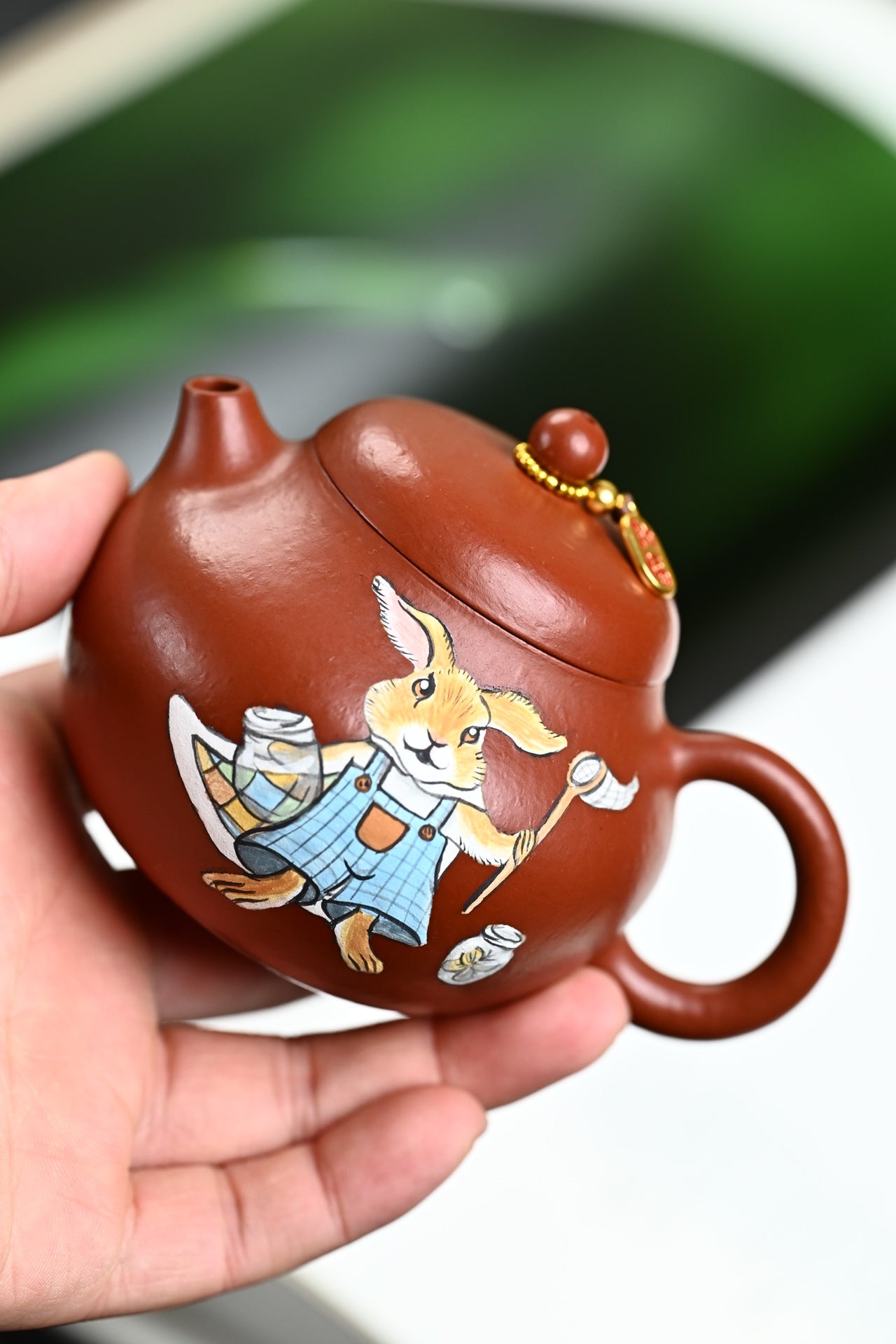 『文旦』 极品皱皮朱泥·容量130cc·9孔出水·王老师（国家级工艺美术师）