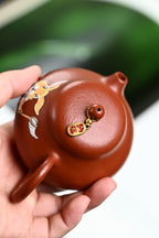 『文旦』 极品皱皮朱泥·容量130cc·9孔出水·王老师（国家级工艺美术师）