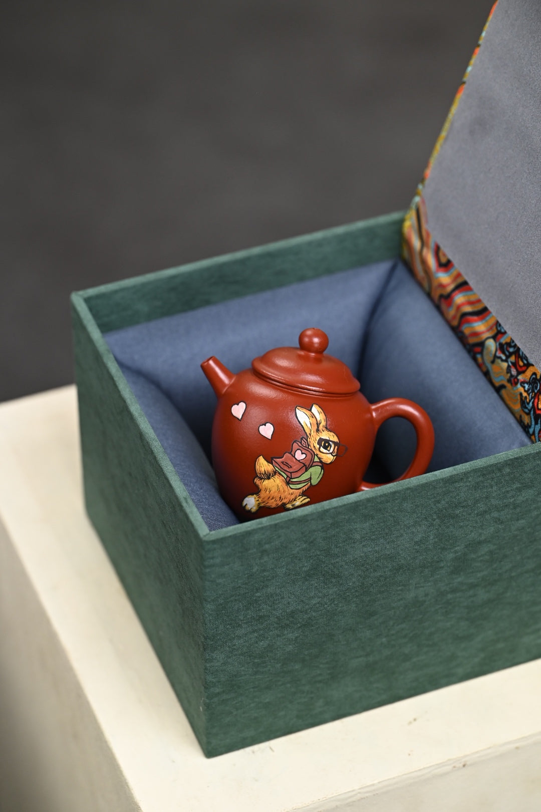 『巨轮』 极品皱皮朱泥·容量120cc·7孔出水·王老师（国家级工艺美术师）