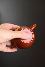 『巨轮』 极品皱皮朱泥·容量120cc·7孔出水·王老师（国家级工艺美术师）