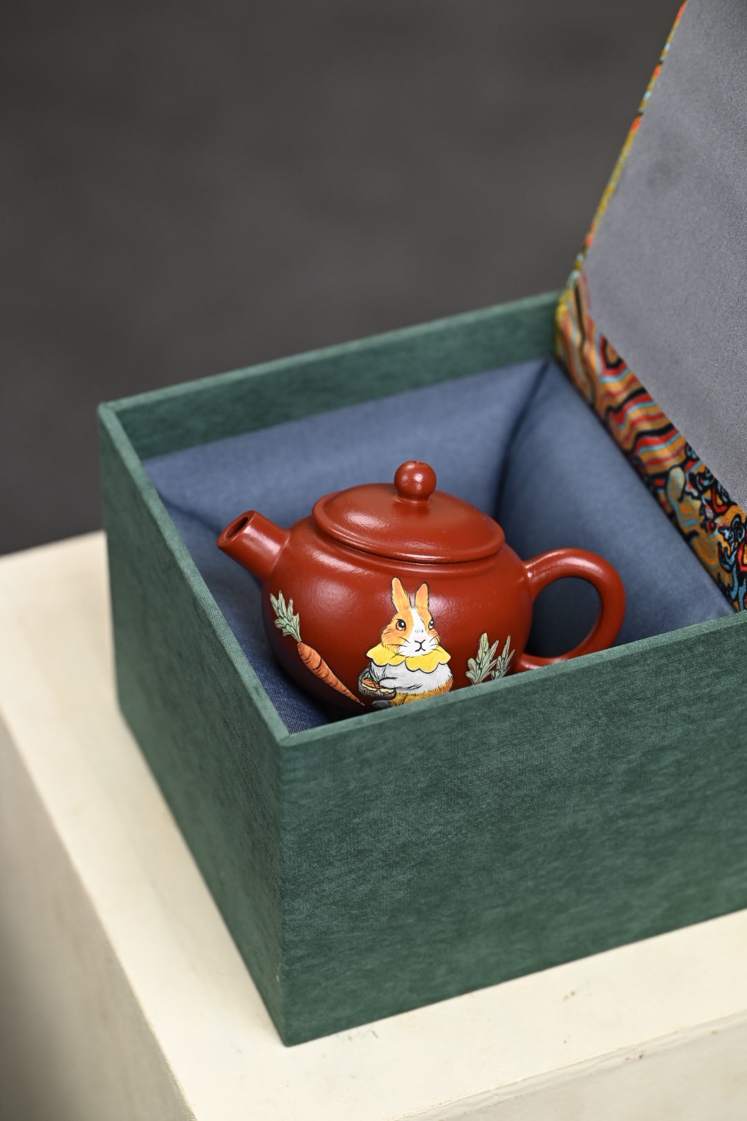 新品· 『巨轮』 极品皱皮朱泥·容量130cc·7孔出水·王老师（国家级工艺美术师）